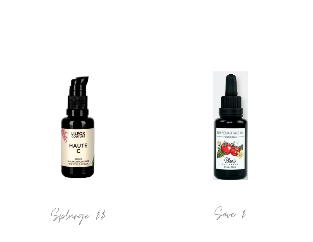 Save vs Splurge Vitamin C Serum