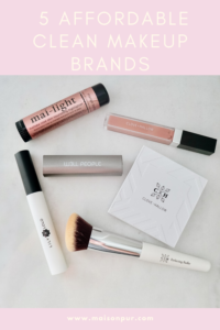 5 affordable clean makeup brands