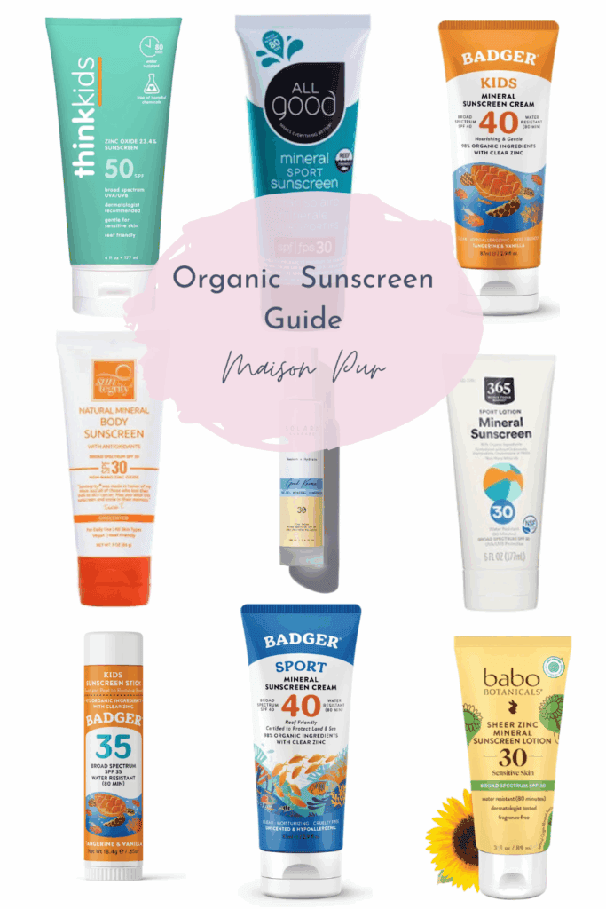 Organic Sunscreen Guide 2025