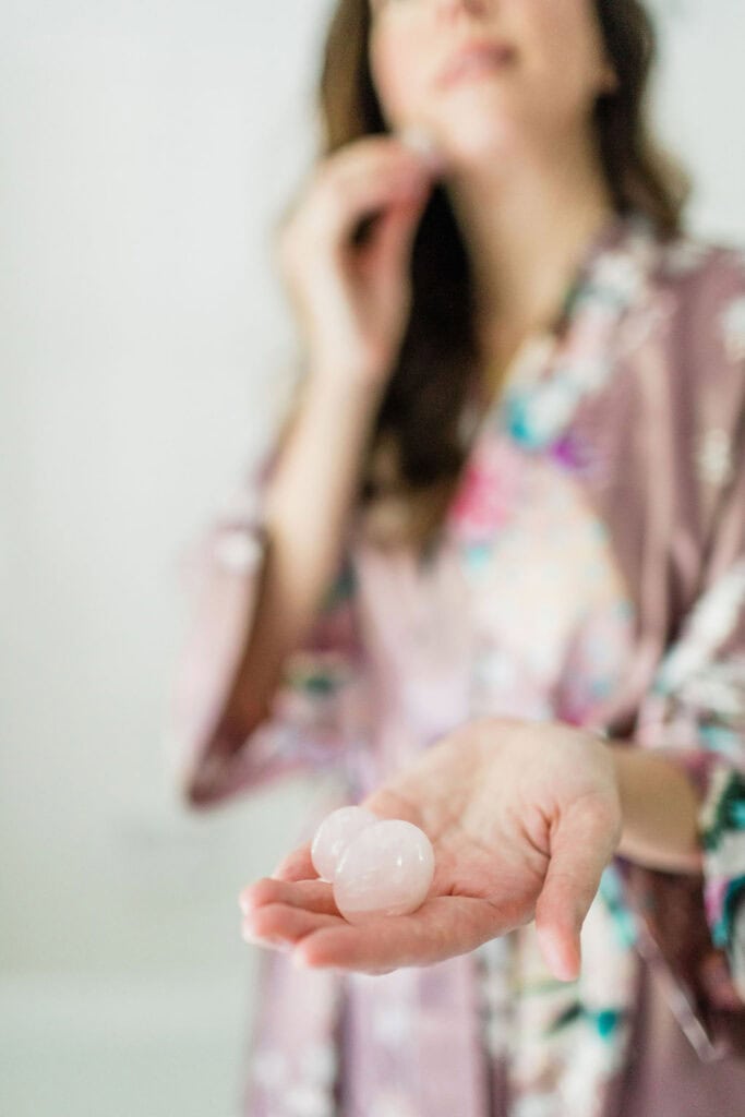 Using gua sha mushroom tools