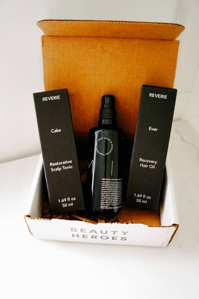 Reverie products in a Beauty Heroes box