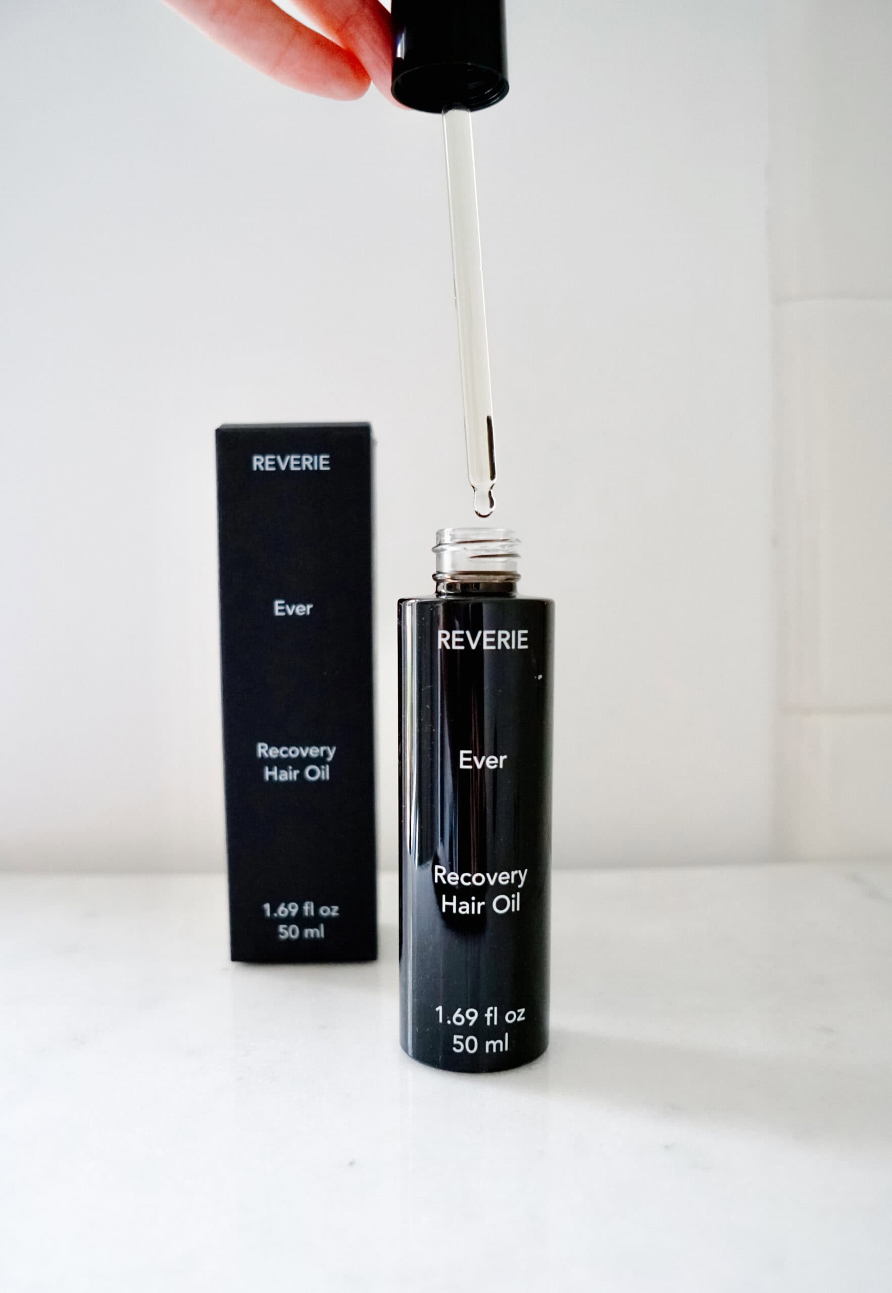 REVERIE Ever on bathroom counter