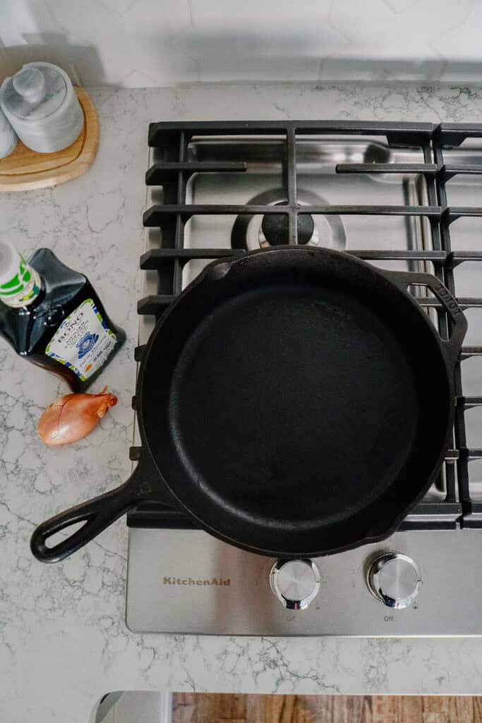 Cast Iron Cookware on stovetop