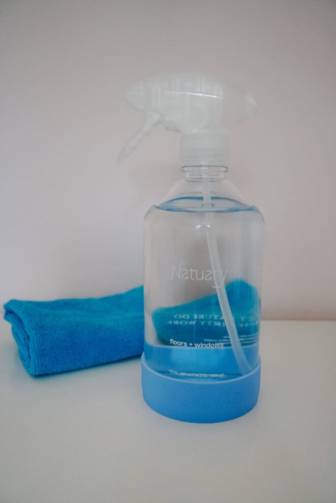 Organic Glass Cleaner on Counter