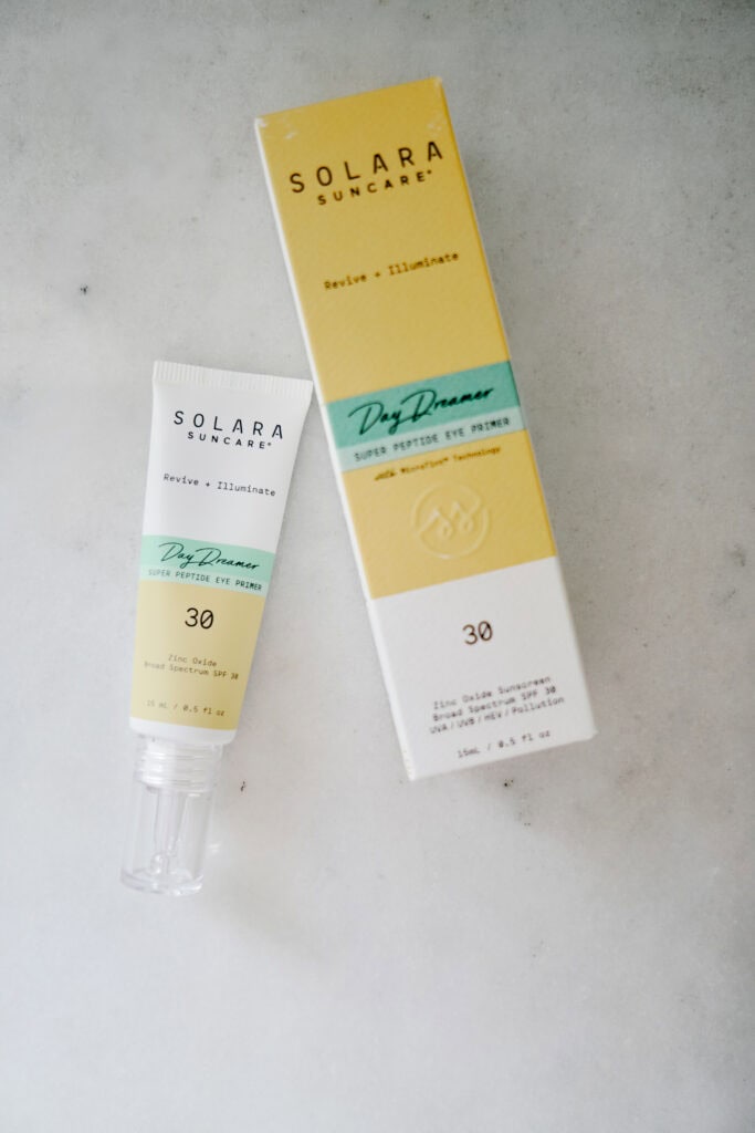 eye primer laying on counter