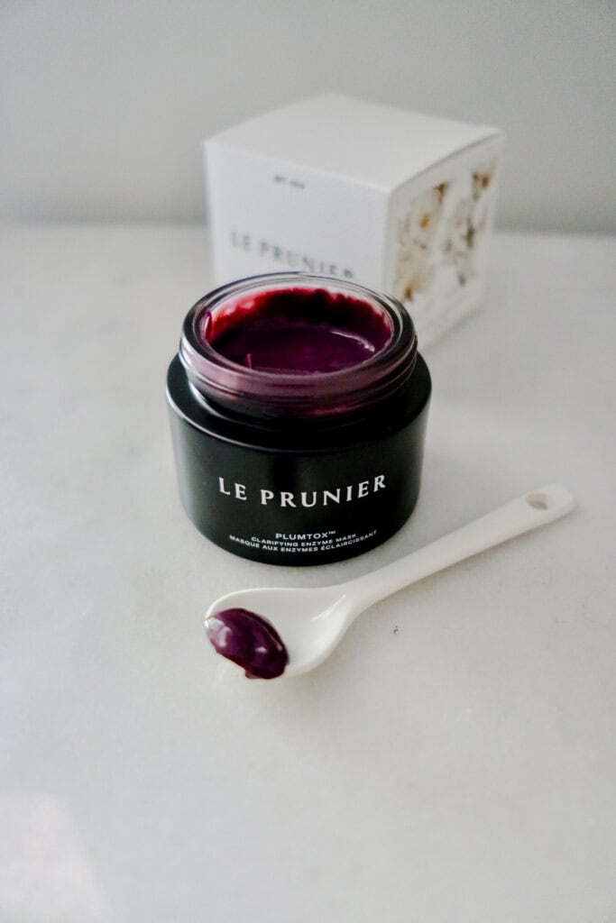 Face Mask sitting on counter