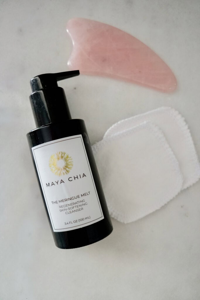 Maya Chia Cleanser ready to cleanse and exfoliate