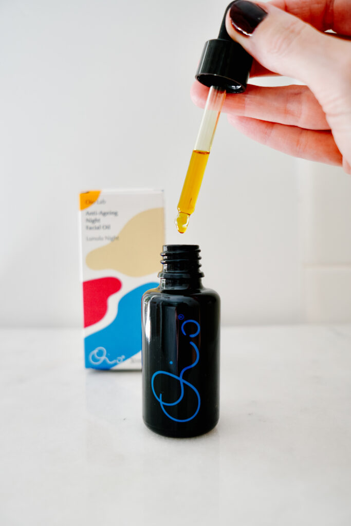 Oio Lab Serum on counter